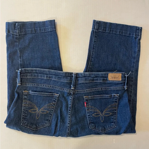 Levi’s 545 Jeans denim Capri size 10 - Picture 3 of 5